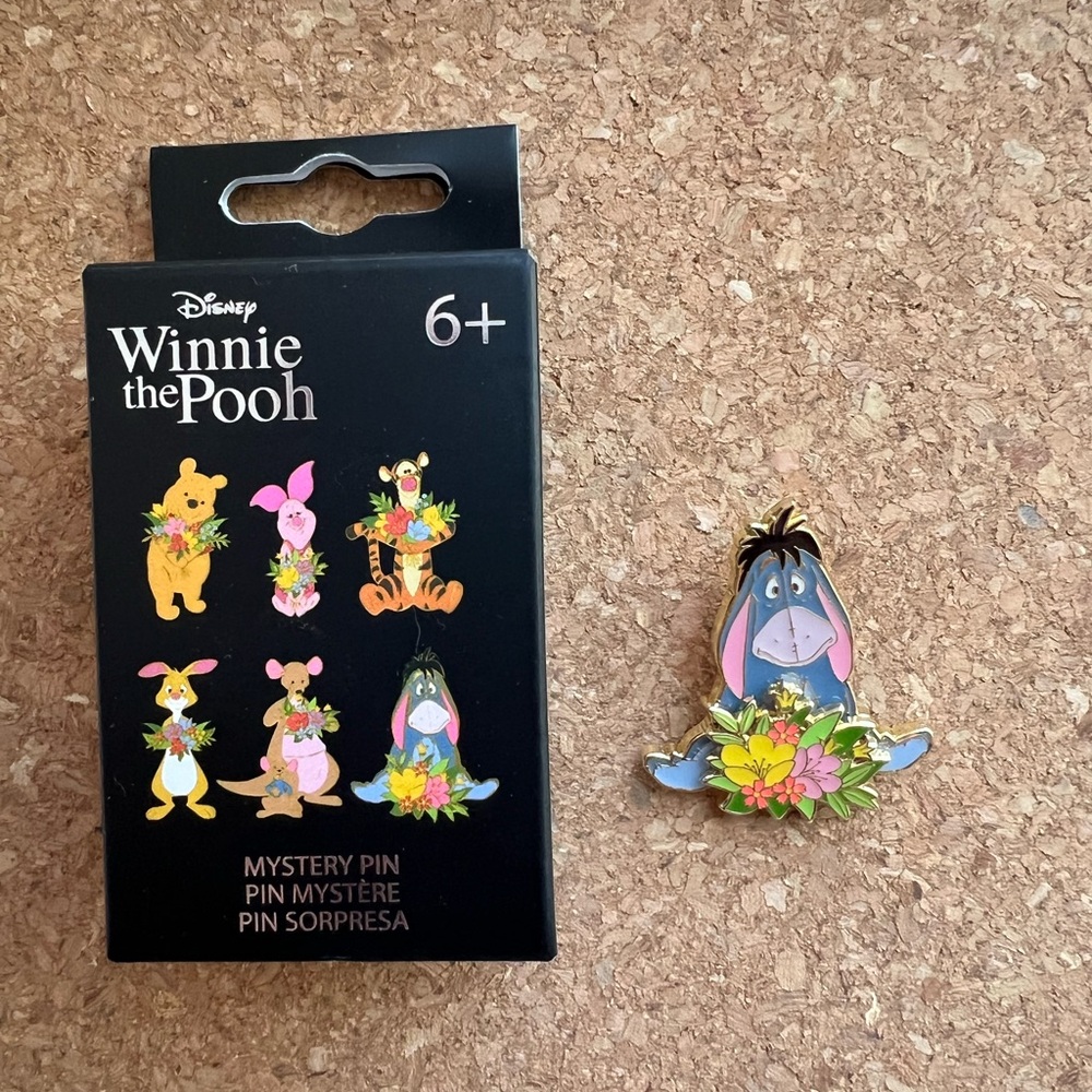 Disney Loungefly Winnie the Pooh Bouquet Eeyore Pin